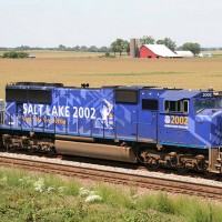 UP 2002 UP 3300 UP 2001 at Elburn, IL