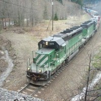BNSF 7878 Cascade Tunnel