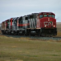 Custer, ND and a heavy DMVW grain train