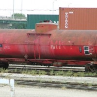 Katy tank car in Council Bluffs, IA