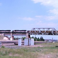 C&S overpass and a RAWX train