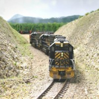 Coal train on last layout