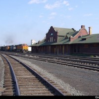 Passing the old NP depot