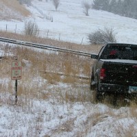 A little 'off-road adventure' in a Moffat blizzard at Rollinsville, CO