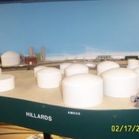 AMOCO Tank Farm, Mock-ups from recycling