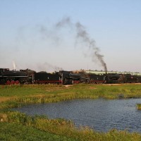 QJ 261 Steam Triple Header