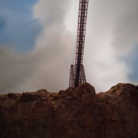 From below