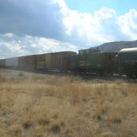 BNSF local in Butte