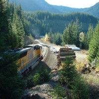Meet at Cruzatte siding   Oregon Cascades