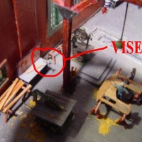 Vise in roundhouse from HO wrench