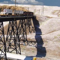 Train 201 crossing Renslow in the late summer of 1978