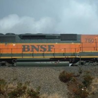 BNSF 7501 SD40-2B
