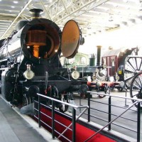 Steam lok boiler open
