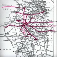 P&PU Regional System Map, 1970s