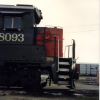 SSW8093 B40-8 in Delores Yard