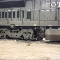 SSW8093 B40-8 in Delores Yard