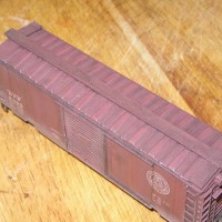 weathering powder on roofs and trucks