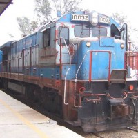 Passenger train from Oaxaca to Cuicatlan, April 2004