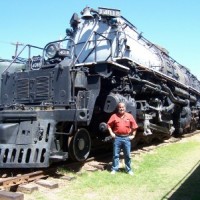 Me and "Big Boy" at the Dallas Railroad Museum