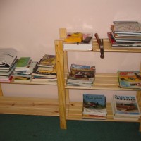Shelves on other wall