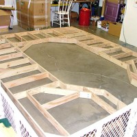 Secret Places Sub grid benchwork complete!