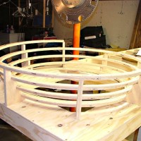 Spiral helix mocked up, opposite view