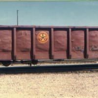 Arkansas and Missouri Gondola, Dolores Yard, CA, 1992