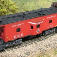 Erie bay window caboose
