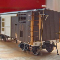 Kitbashed/modified IHC HO scale IC ventilated boxcar