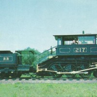 1870s B&O Camel locomotive.