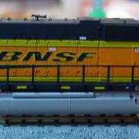 n scale bnsf sd60m in the wedge