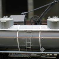 Tank car modification to twin dome version