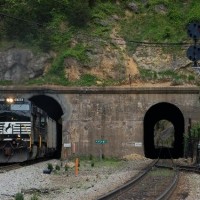 Norfolk Southern Westbound at Montgomery Tunnel by ERIC MILLER