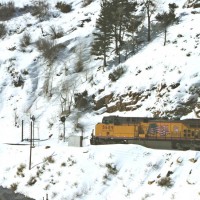 Empties WB in Byers Canyon