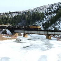 Burns, CO bridge, EB coal load DPUs