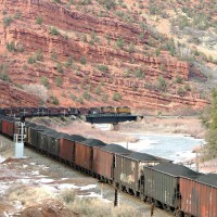 Coal loads at MP 150