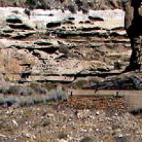 Panoramic view of Castlegate Sandstone