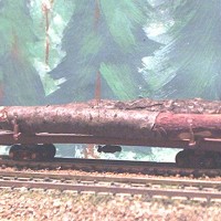 Nn3 SKELETON LOG CAR FROM RLW