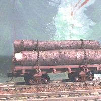 ALAN CURTIS N OR Nn3 SCALE LOG CAR