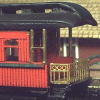 DETAIL ON OBSERVATION DECK OF PASSENGER COACH