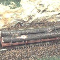 RLW 34'-4 BUNK LOG CAR LOAD ON