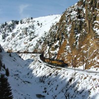 EB coal load in Byers Canyon