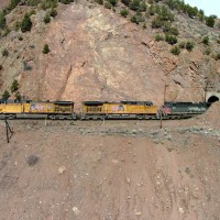 Coal empties WB at Tunnel 42