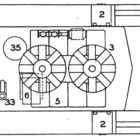 BLW DT6-6-2000 Drawing, detail showing two fans