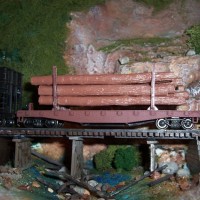 Cedar Branch & Western log car