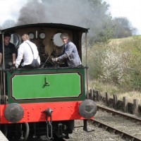 preserved 0-4-0 on Tanfield Railway