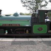 preserved 0-4-0 on Tanfield Railway