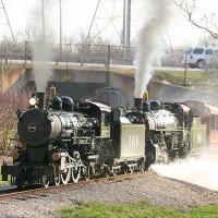 Milwaukee County Zoo Train Steam Doubleheader