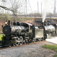 Milwaukee County Zoo Train Steam Doubleheader