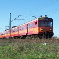 EN-57 1725 between Lodz Kaliska and Lodz Olechow